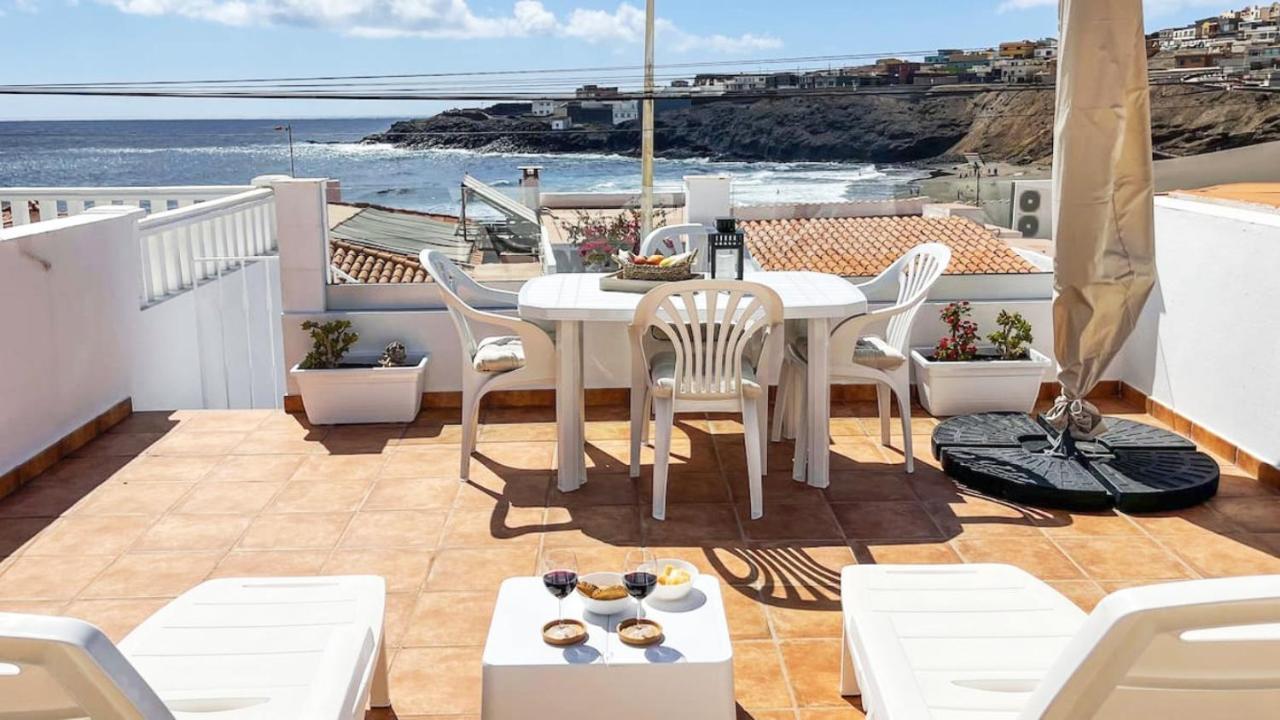 Harmony Beach House - 2Br Sea Views Terrace Vila Telde Exterior foto
